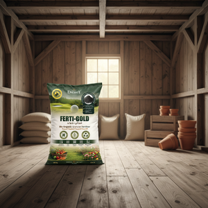 Fertilizante NPK Desert Energy Ferti-Gold 16-8-8, Bolsa de 25 kg, Gránulos Bio Orgánicos con Fe y Mn para Raíces Activas y Mayor Formación de Tallos - Product Image 1
