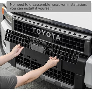 WINAUTO, nueva red de insectos para rejilla delantera de coche de instalación directa para <span class=keywords><strong>Toyota</strong></span> <span class=keywords><strong>Land</strong></span> <span class=keywords><strong>Cruiser</strong></span> 250 LC250 Prado 2024, no se necesita desmontaje - Product Image 3