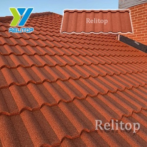Tejas Metálicas con Recubrimiento de Piedra de Color Azul Puro Milano, para Techos de Casas Prefabricadas, Lámina de Techo de Galvalume, <span class=keywords><strong>Venta</strong></span> Directa de Fábrica - Product Image 4