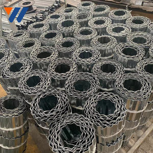 Bordo per Prato Industriale YW Nero 6m 12m, Bordatura Flessibile in Metallo, Paesaggistica in <span class=keywords><strong>Acciaio</strong></span> Corten Pre-rugginito Zincato Ondulato - Product Image 5