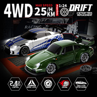 Nouvelle Arrivée Z 2026 Voiture Télécommandée 4x4 Modèle 1:24, Voiture de Course Super Sportive 2.4GHz avec Gyroscope, Lumières LED et Châssis Métallique