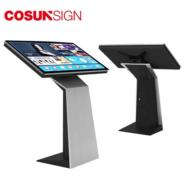 For 55inch Interactive Touch Screen Kiosk Floor Standing Digital Signage for Retail Store Elevator & Wayfinding