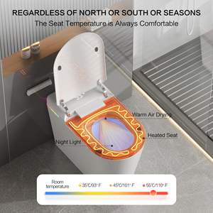 Toilette Intelligente con Bidet Elettrico, WC in Ceramica Completamente Automatico per Camera da Letto - Product Image 5