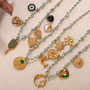 Fashion Charm Bracelet Set For Women Zinc Alloy <b>Crystal</b> Rhinestone Pendant Jewelry Gift With <b>Animal</b> And Heart Charms - Product Image 2