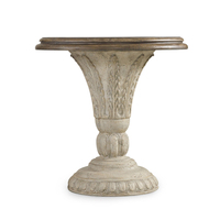 Table d'appoint en pierre solide, Table d'angle de forme ronde pour petite maison, chevet, canapé, Table d'appoint