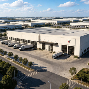Pre Engineered Large Span Modular Steel Frame Logistics Park Warehouse Heavy Duty <b>Metal</b> Cargo Storage Depot - Product Image 1