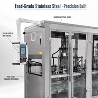 Machine de remplissage et de bouchage de gobelets à grande vitesse, équipement automatique de scellage de gobelets en plastique pour yaourt, crème, jus, eau et bière