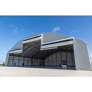 Couverture architecturale de Hangar et d'atelier Structure à charpente en acier Entrepôt préfabriqué Bâtiments métalliques