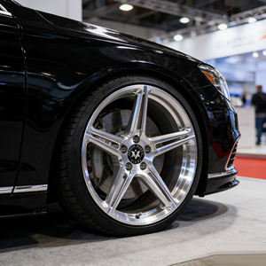 Nouvelles jantes en alliage forgé monobloc à 5 branches concaves Viaol, finition argentée, 18-22 pouces, pour M3/GTR/Chevrolet Corvette - Product Image 6