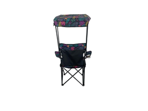 Chaise de camping pliable légère, portable, durable et écologique avec auvent pour l'extérieur et la plage – Silla De Playa - Product Image 4