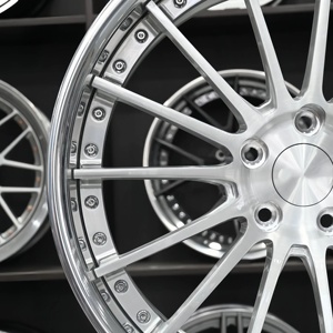 Rueda de Aleación de Aluminio Forjado de Alto Rendimiento en Plata Brillante para Autos, 5*120 5*114.3PCD para Autos de Pasajeros HRE, BMW, <span class=keywords><strong>Tesla</strong></span> Model 3 - Product Image 6