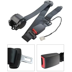 <span class=keywords><strong>Ceinture</strong></span> <span class=keywords><strong>de</strong></span> <span class=keywords><strong>sécurité</strong></span> universelle à 3 points Ceintures <span class=keywords><strong>de</strong></span> <span class=keywords><strong>sécurité</strong></span> <span class=keywords><strong>de</strong></span> haute qualité avec <span class=keywords><strong>boucle</strong></span> rigide incurvée avec câble d'avertissement Accessoires <span class=keywords><strong>de</strong></span> <span class=keywords><strong>ceinture</strong></span> <span class=keywords><strong>de</strong></span> voiture Afarnova - Product Image 2
