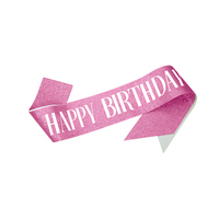 En gros Écharpe d'anniversaire scintillante pour femme, pour fête d'anniversaire, décoration de photomaton et accessoires de fête