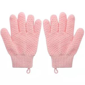 Certified Eco-Friendly Pro-Skin Nylon Bath Gloves Five-Finger Thickened Sponge for Daily <strong>Back</strong> Body Exfoliating Towel <strong>Scrubbing</strong> - Product Image 4