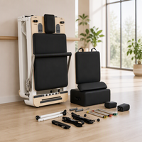 Machine de Pilates pliable en aluminium, durable et réglable, avec design portable pour studio de Pilates à domicile