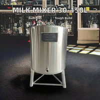 Machine de pasteurisation du lait de petite taille avec fonction de mélange 30L/50L/75L/100L/150L