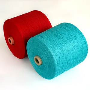 16S/2 Cotton Acrylic Blended Yarn Factory Wholesale In Stock Dyed High Bulk HB Acrylic Yarn For Sweater Knitting