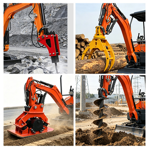 รถขุดขนาดเล็ก 1.5 ตัน เครื่องยนต์คูโบต้า ดีไซน์กะทัดรัด ใช้งานง่าย เหมาะสำหรับงานฟาร์ม ราคาขายส่ง - Product Image 4