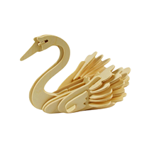 Puzzle 3D en bois DIY, ensemble de 5 animaux assortis, jouet éducatif à assembler, cerf, écureuil, décoration de bureau pour enfants