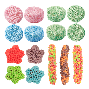 Fabrieksgroothandel op maat gemaakte Halal zure & fruitige gekleurde kralen <span class=keywords><strong>gummy</strong></span> bear snoepjes knapperige snoepjes knapperige <span class=keywords><strong>gummy</strong></span> hapjes bonbons - Product Image 3