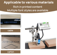 Imprimante à jet d'encre automatique en ligne, imprimante à jet d'encre TiJ, données variables, date d'expiration, code QR, série, machine de codage numérique