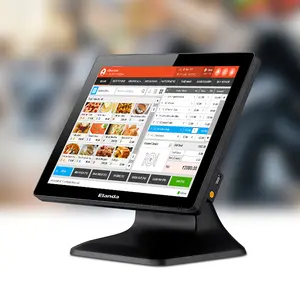 All in one Capacitive Touch Pos Terminal Windows Dual Screen 15 Inch Pos System