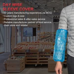 Funda desechable de polietileno con brazo de Plástico Ldpe, con manguito elástico - Product Image 5