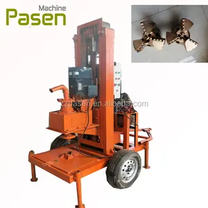 200m Depth Tractor Mounted Portable Drilling Rig For Water Well With Compressor