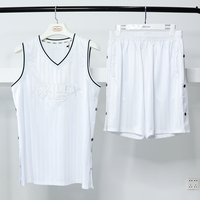 Seragam Basket Pria Dewasa Bahan Jersey Jacquard Daur Ulang Unik Grosir, Cetak Digital Custom, Cepat Kering, Bernapas