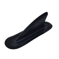 Aileron gonflable chinois pour SUP, planche à pagaie, planche de surf, en PA/PVC, couleur noire, robuste et durable pour bateau/kayak