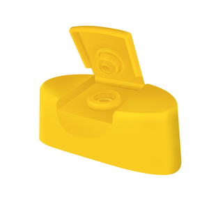 Material PP de grado alimenticio 28/400 38/400 MM cuello terminado Flip Top salsa tapa dispensadora de miel con válvula de silicona - Product Image 4