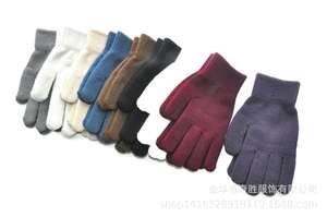 Guantes acrílicos clásicos de color sólido de tamaño adulto neutro personalizados de fábrica adecuados para la vida al aire libre y diaria - Product Image 2