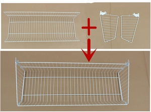 Cesto Metallico Resistente per Scaffali di Negozi e Gondole - <span class=keywords><strong>Dimensioni</strong></span> Personalizzabili - Product Image 6