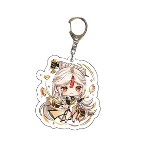 Llaveros Acrílicos de 5.5cm en 29 Colores, con Diseño de Amber, Kaeya, Alberch y Barbara, para los Fans de Genshin Impact, como Regalo - Product Image 5