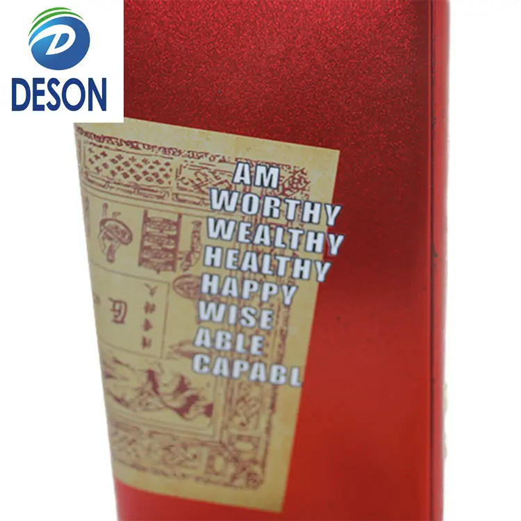 ملصق نقل ثلاثي الأبعاد بنفسج ملون Deson ، ملصق نقل الشاي شعار كريستال ، ملصق فصل الضغط ذاتي اللصق