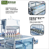Machine d'emballage automatique de sachets de sachets de pâte de tomate pour shampoing liquide sauce ketchup multi-voies 4 côtés scellés