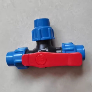 Alta presión 20-110mm HDPE Instalación de tuberías Polipropileno liso PN16 Riego Grifo de riego Acoplamiento de manguera Válvula de bola igual Negro - Product Image 4