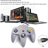 Mando de Juego USB con Cable para N64, Joystick para Nintendo 64
