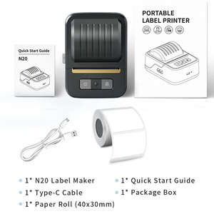 Xách tay nhỏ thương mại máy in nhãn N20 điện thoại di động kết nối Bluetooth inkless nhiệt Nhãn dán nhãn máy - Product Image 5