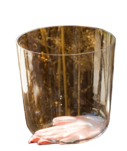 <span class=keywords><strong>Creuset</strong></span> en quartz coloré transparent de <span class=keywords><strong>6</strong></span> à 12 pouces Bol d'ode en cristal pour la méditation musicale Thérapie sonore Yoga Comprend un anneau de bâton - Product Image 2