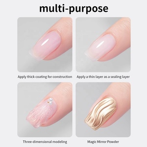 R S kuku Gel multifungsi 2 in 1, cat kuku Gel perata pembentuk Gel konstruksi sangat mengkilap - Product Image 6