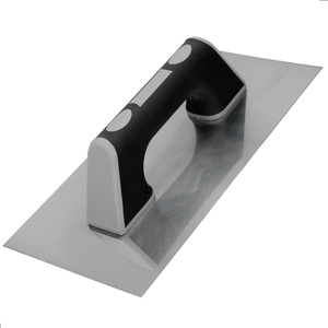 Spatola Professionale in Acciaio Inossidabile con Manico in Polipropilene, Liscia, 300x150mm - Product Image 2