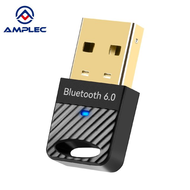 USB BT6.0, BT5.4 USB Adapter Dongle for PC Mouse Keyboard Headset, Driver Free, Plug and Play, BT 6.0 Dongle Receiver EDR & BLE