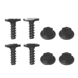 Tornillos de METAL y tuercas de plástico para rueda, CLIPS de ajuste de arco de rueda para VAUXHALL <span class=keywords><strong>CORSA</strong></span> C, 8 Uds. - Product Image 1