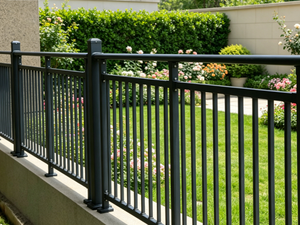 Barandillas de Balcón de Acero Galvanizado Personalizadas, Barandas <span class=keywords><strong>para</strong></span> Terrazas y Azoteas, Cercas de Aleación de Aluminio <span class=keywords><strong>para</strong></span> Villas y Comunidades Residenciales - Product Image 4