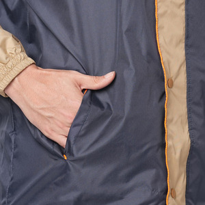 <b>Men's</b> 100% Polyester Waterproof <b>Rain</b> <b>Jacket</b> Windproof Foldable with Zipper Closure Plus Size Casual for Winter Waterproof <b>Jacket</b> - Product Image 5