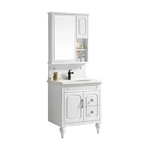 white plastic pvc modular cabinets bedroom hand wash basin mirror storage cabinet