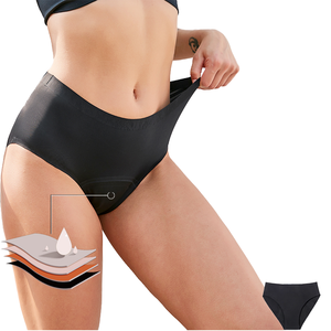 Braguitas Menstruales de Nailon Personalizadas de Fábrica, Culotte Menstruelle, Pantalones para Niñas, a Prueba de Fugas, Cómodas, Coloridas, Ropa Interior para el Periodo - Product Image 5