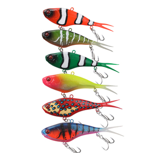Señuelo de Pesca con Vibración Suave de 13.4cm/67g, Cola Bifurcada, Anzuelo Triple, Ojos Realistas, para Pesca en Agua Salada - Product Image 1