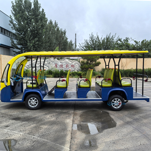 Autobús Turístico Eléctrico de 14 Plazas, Diseño Clásico Retro, Precio al por Mayor, <span class=keywords><strong>para</strong></span> <span class=keywords><strong>Bodas</strong></span>, Eventos Escénicos y Festivales - Product Image 2
